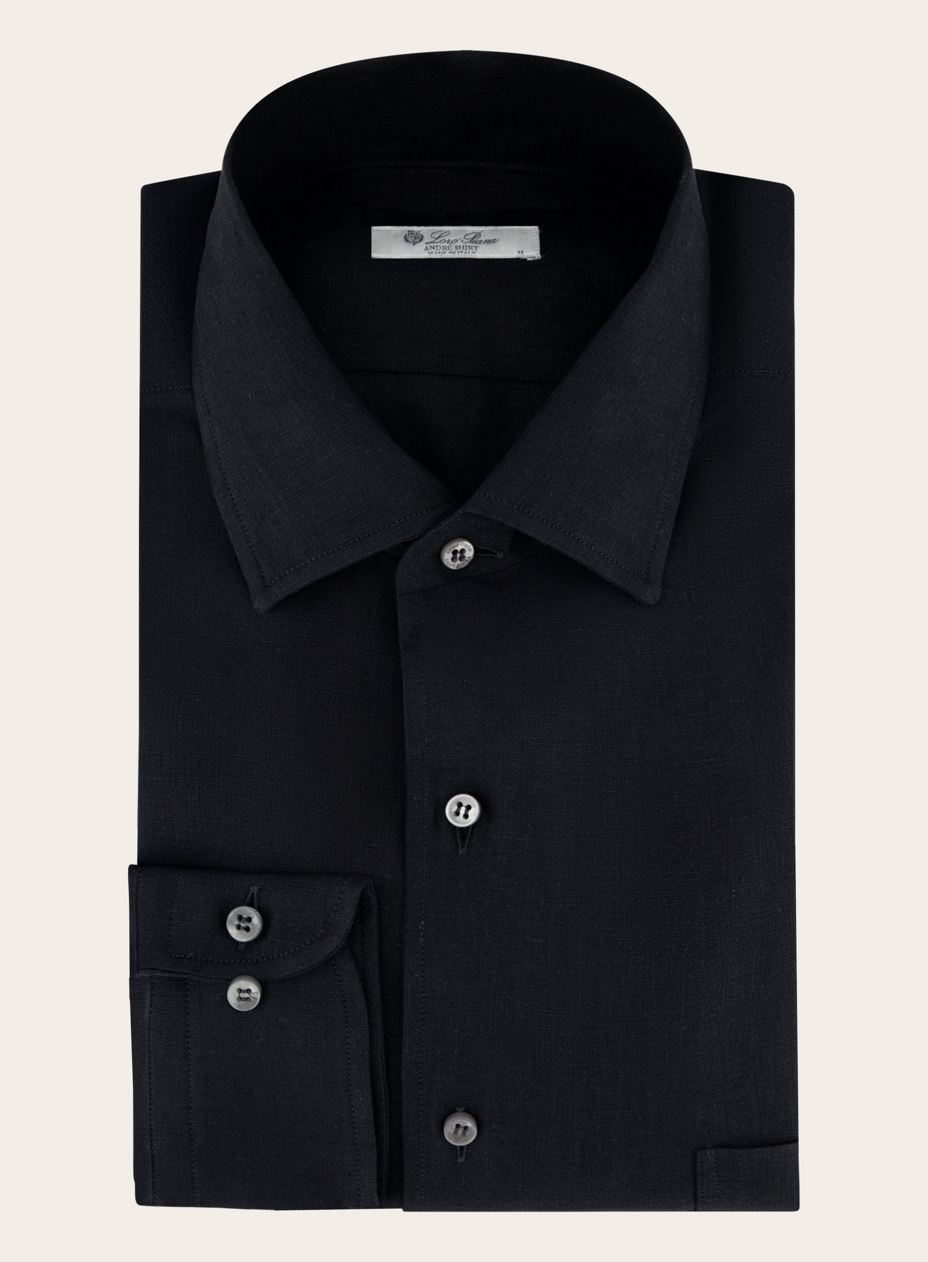 Shirt van linnen | BLUE NAVY