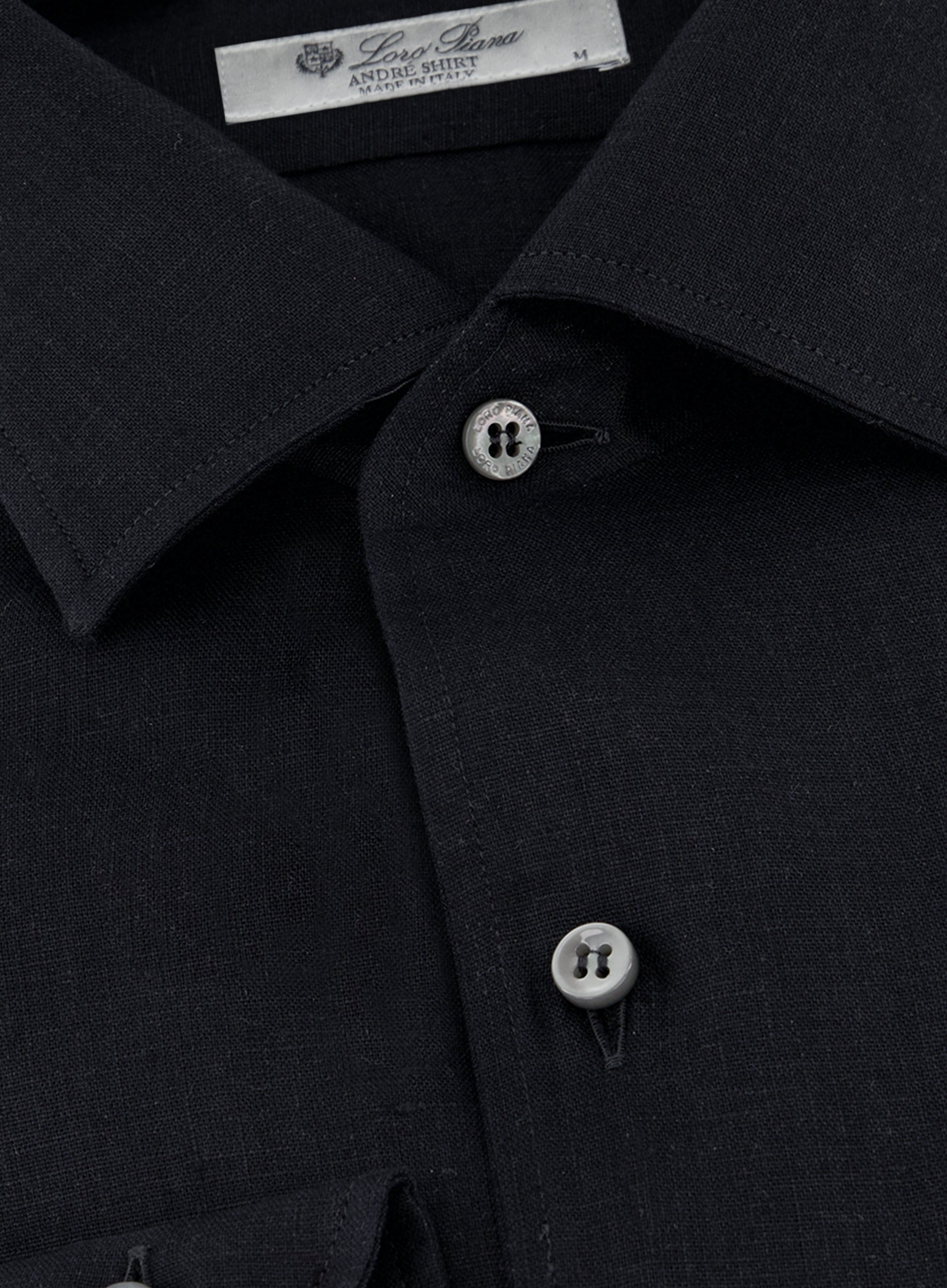 Overhemd van linnen | FULL_WIDTH | BLUE NAVY