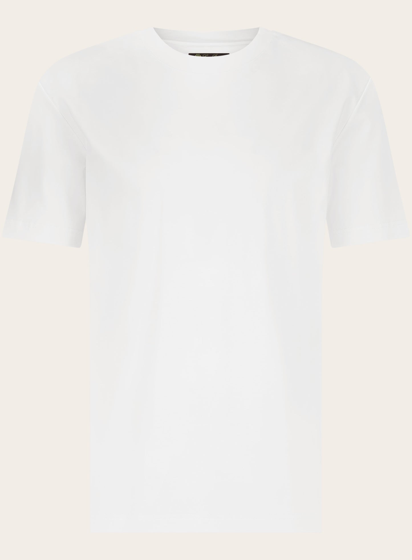 T-shirt van katoen | Wit