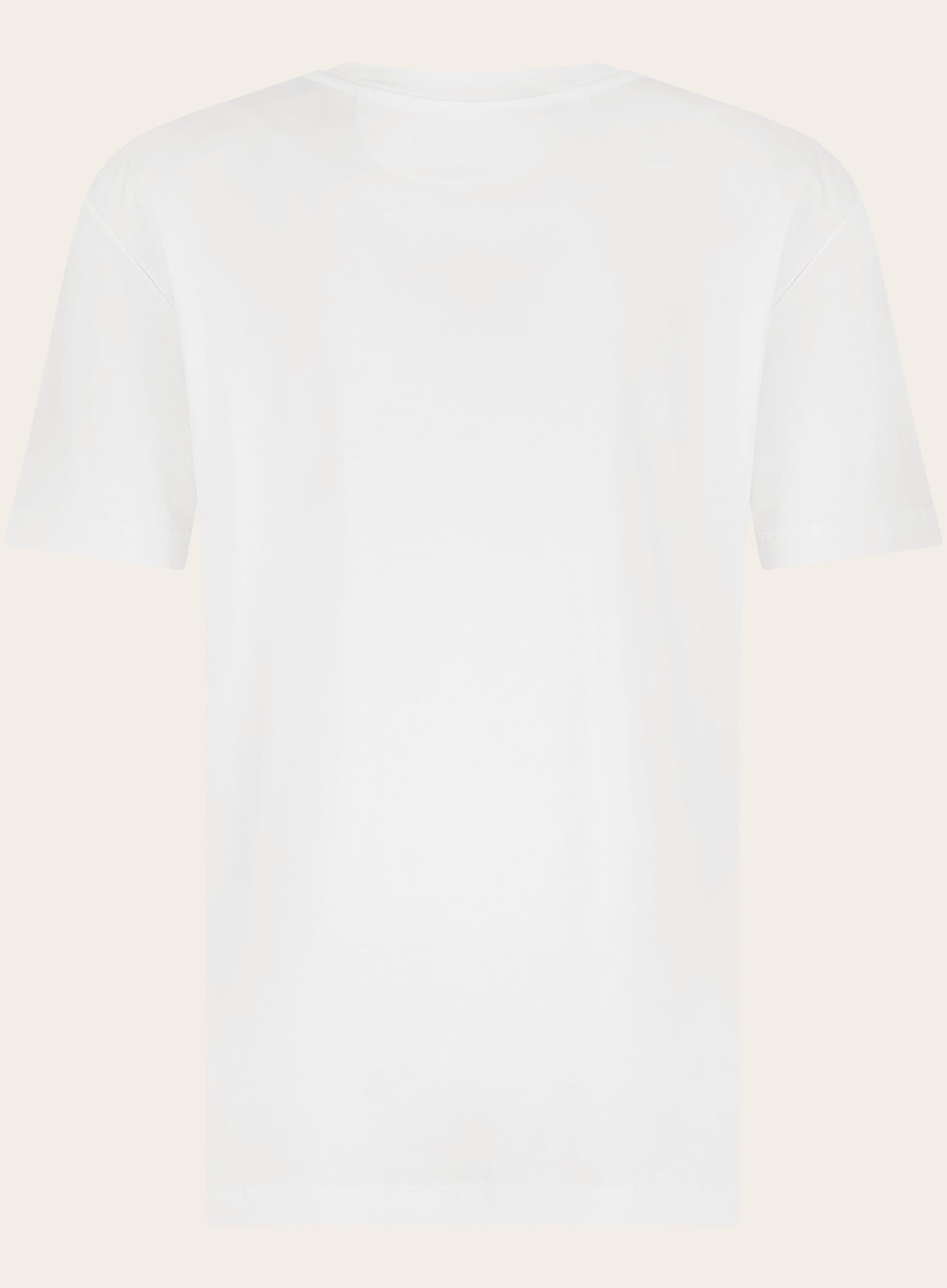 T-shirt van katoen | Wit