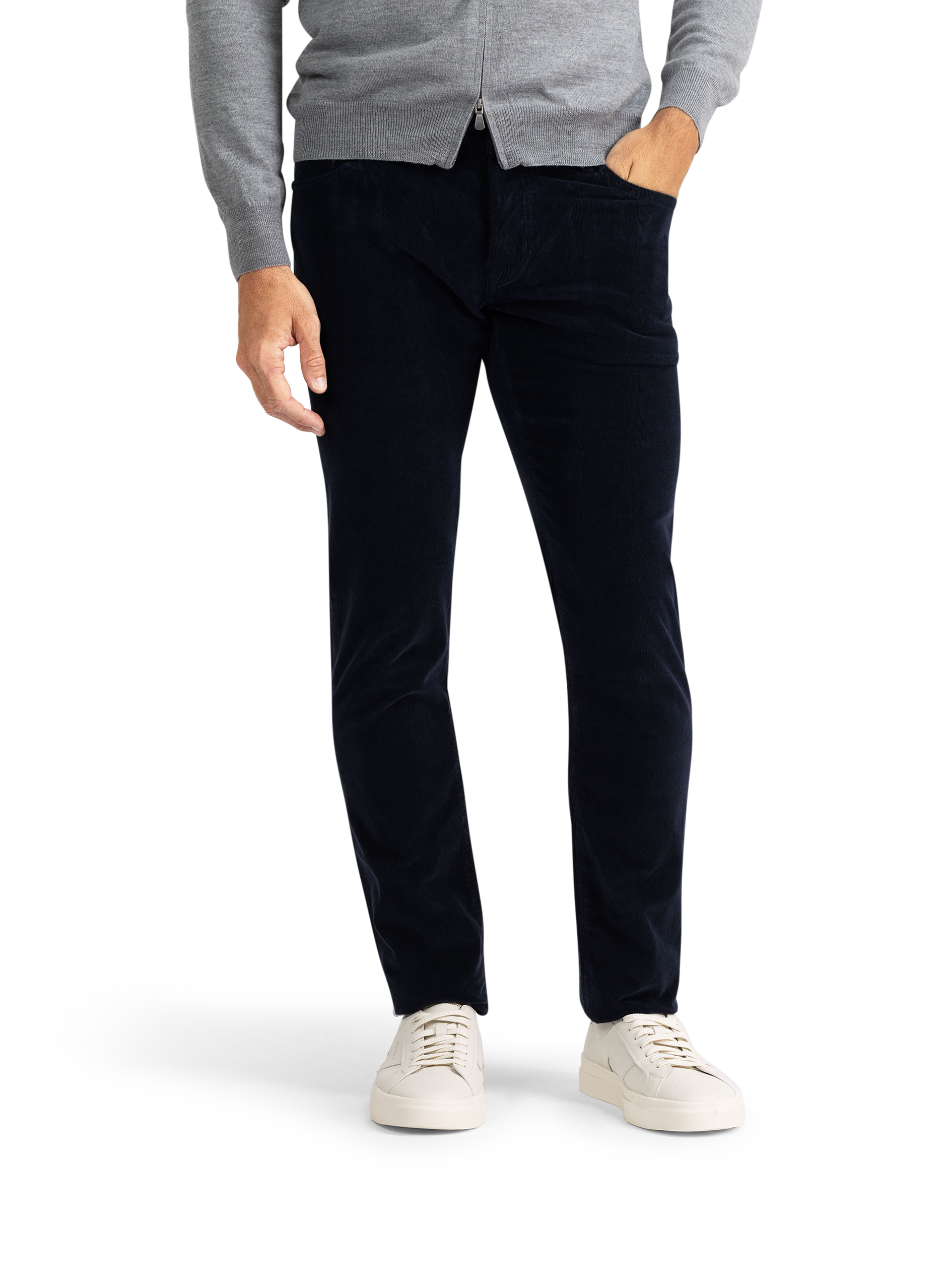 Corduroy Nick slim-fit jeans | BLUE NAVY