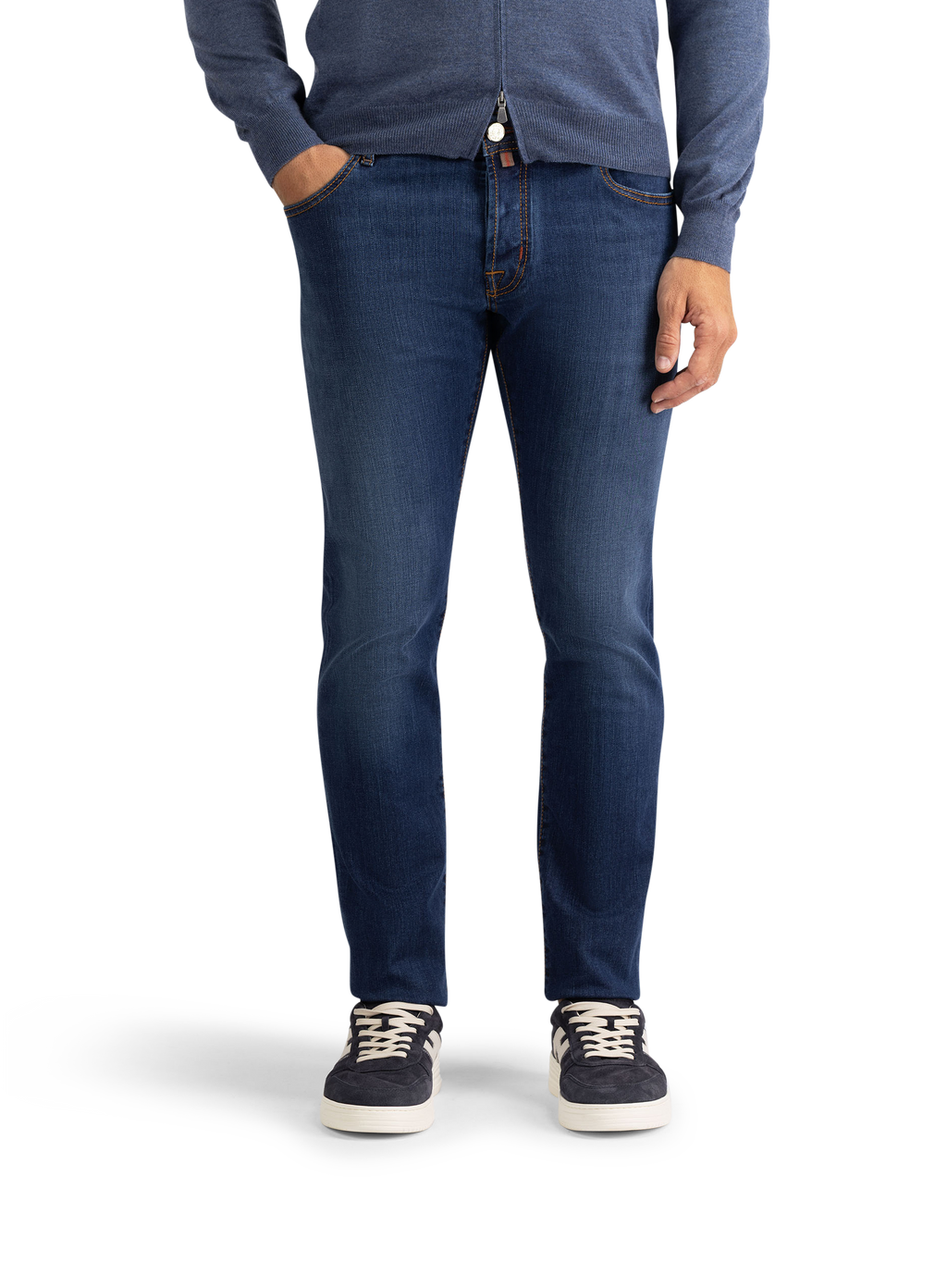 Nick Slim-fit jeans | MODEL | FULL_WIDTH | MID.BLAUW 
