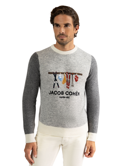 Après-ski sweater van alpaca- en merinowol | Multicolor
