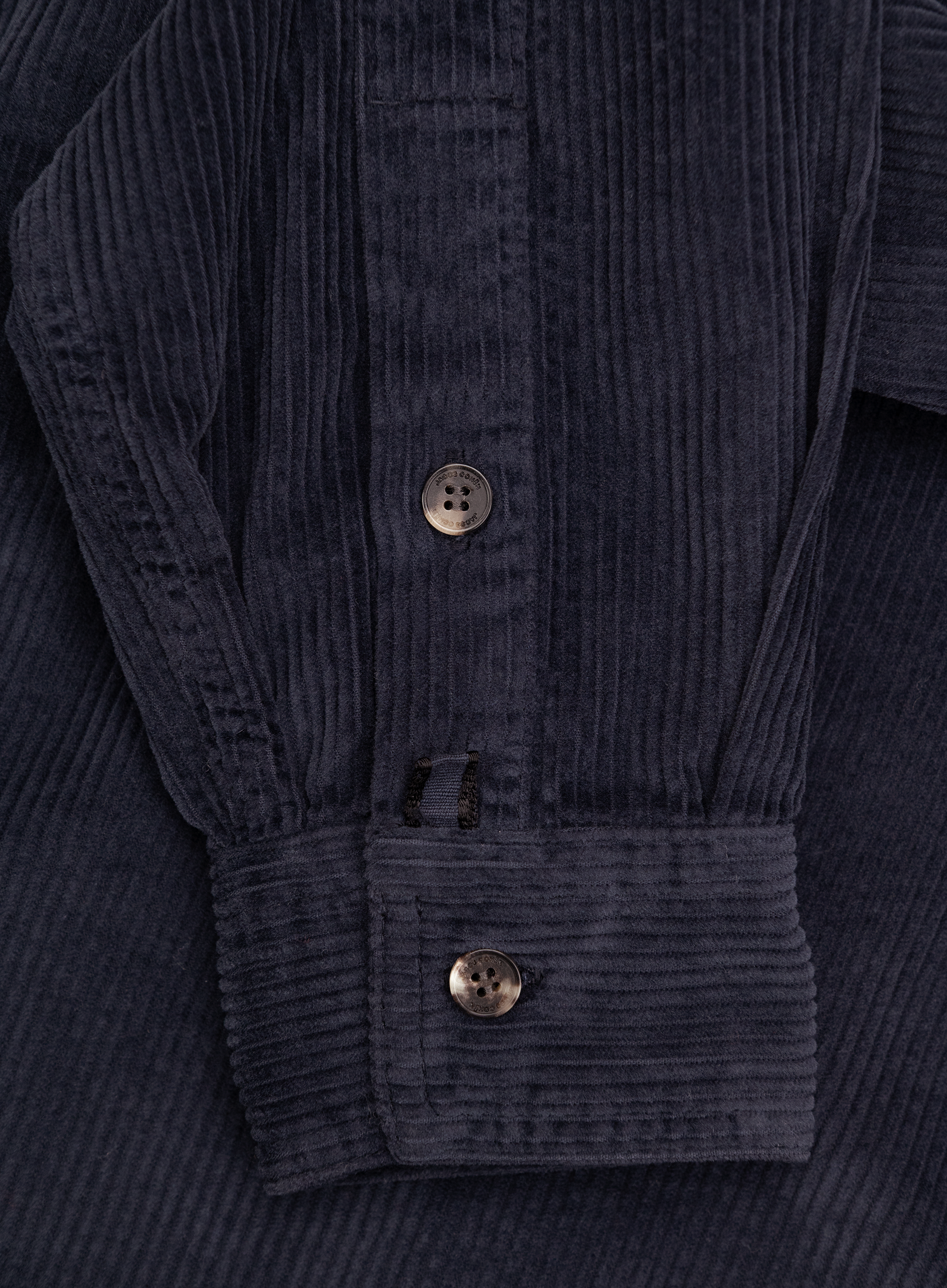 Corduroy shirt van katoen | FULL_WIDTH | BLUE NAVY