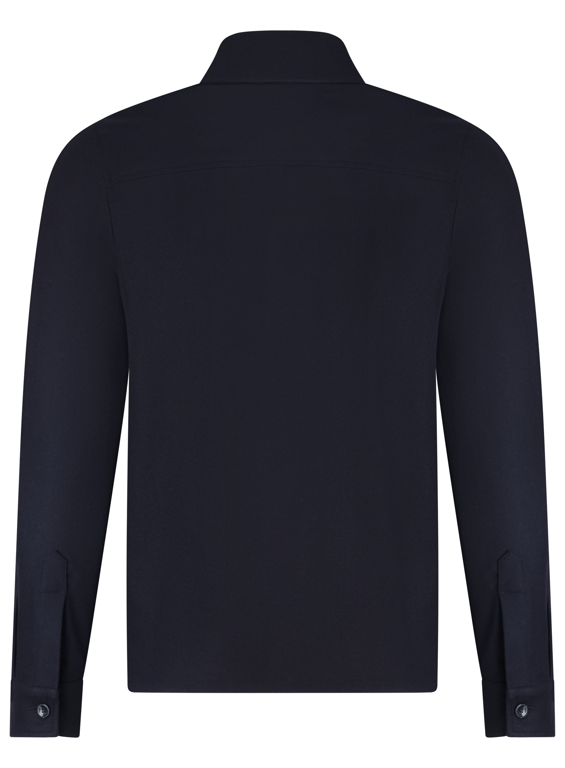 Urus overshirt van wol en cashmere | BLUE NAVY