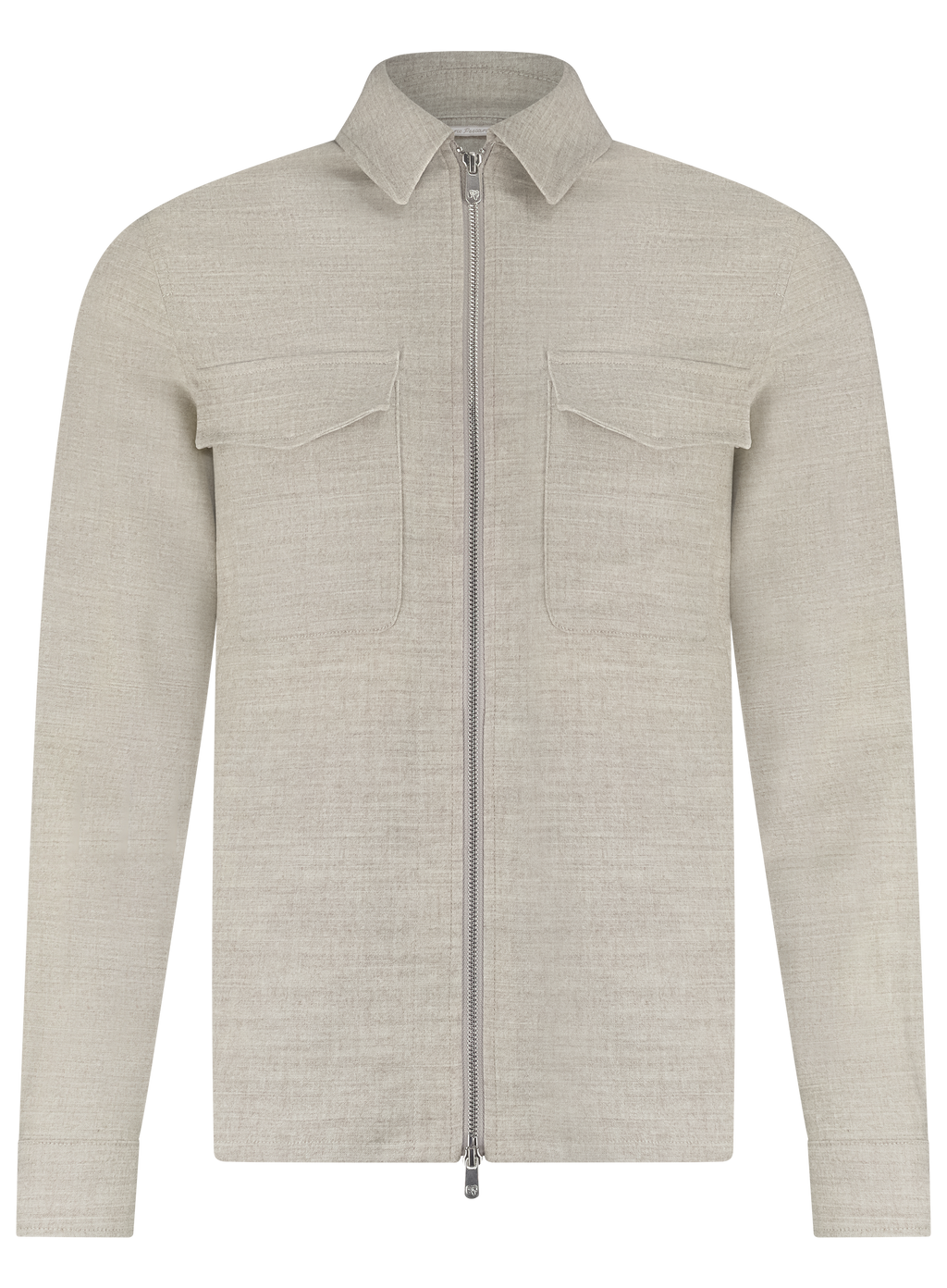 Urus overshirt van wol en cashmere | Beige