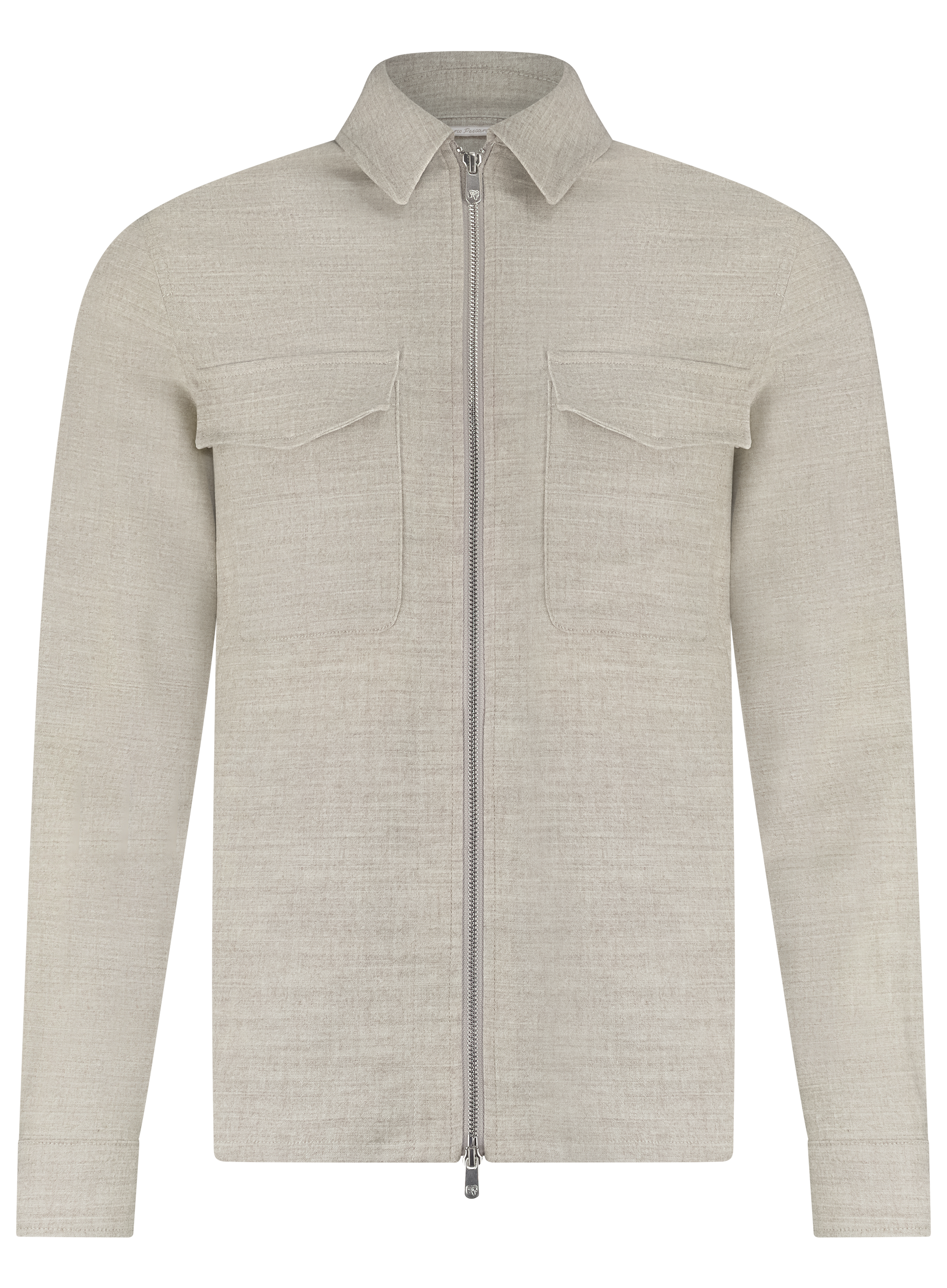 Urus overshirt van wol en cashmere | Beige