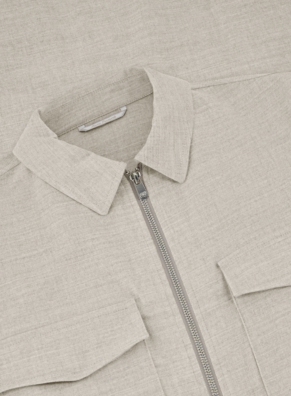 Urus overshirt van wol en cashmere | FULL_WIDTH | Beige