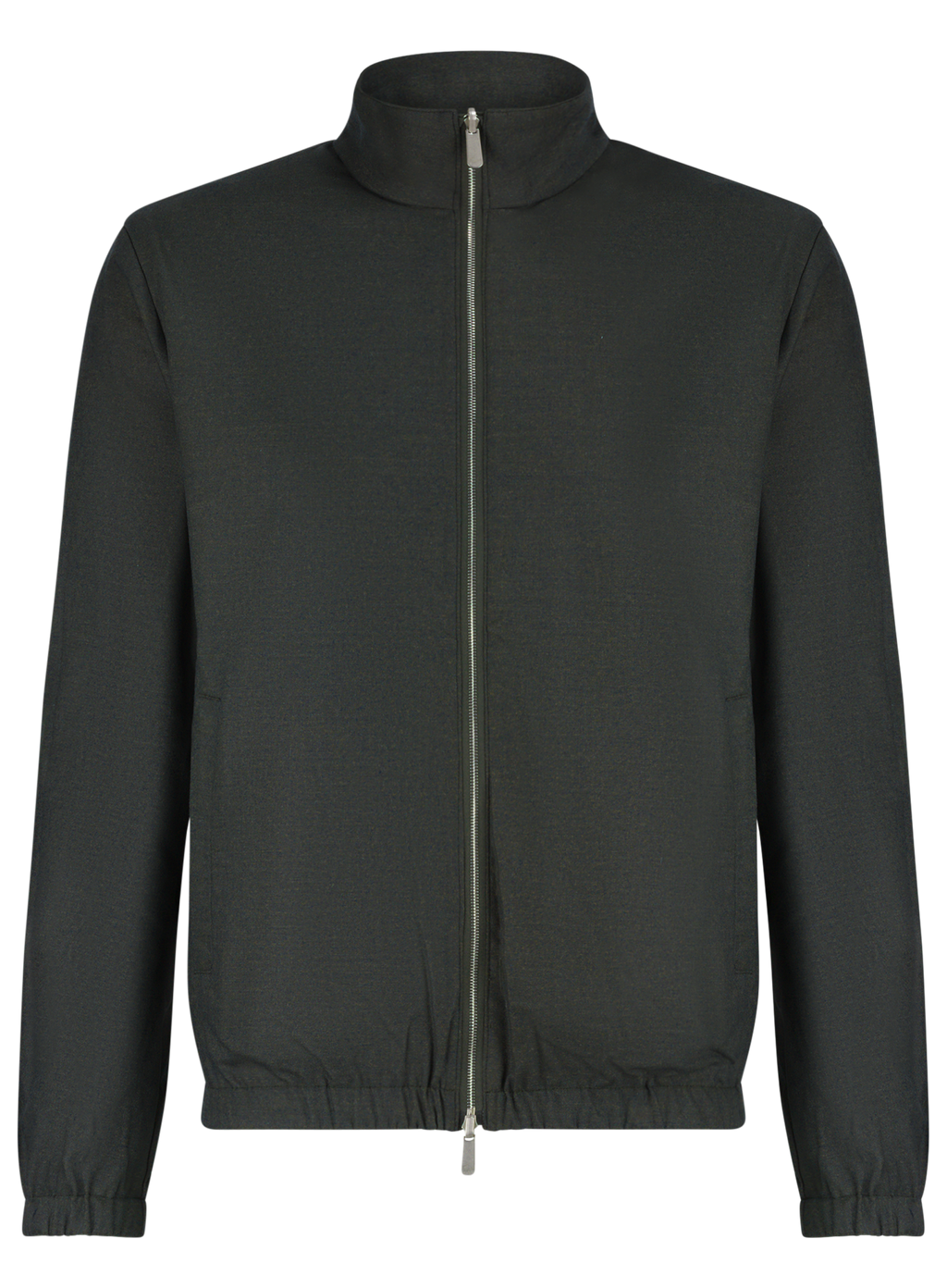 Reversible jack van wol en cashmere | Groen