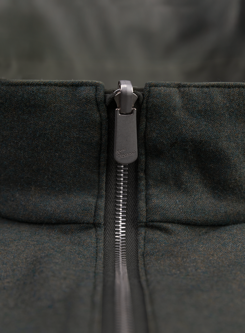 Reversible jack van wol en cashmere | FULL_WIDTH | Groen 