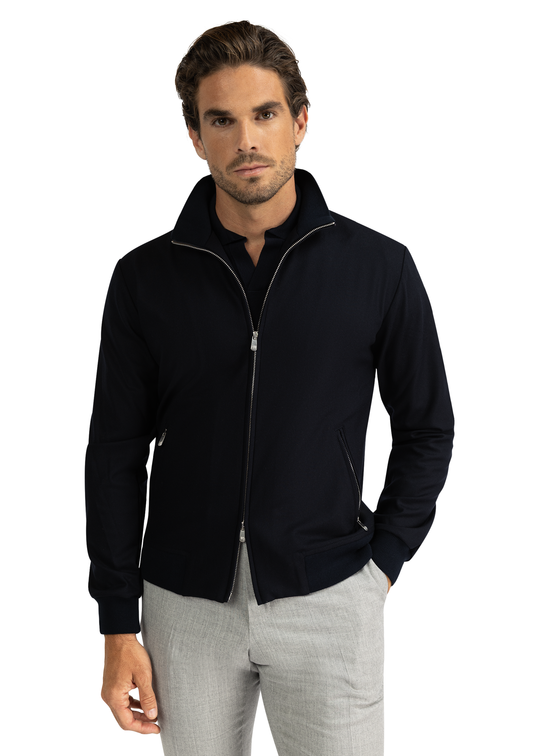 Jack van cashmere | BLUE NAVY