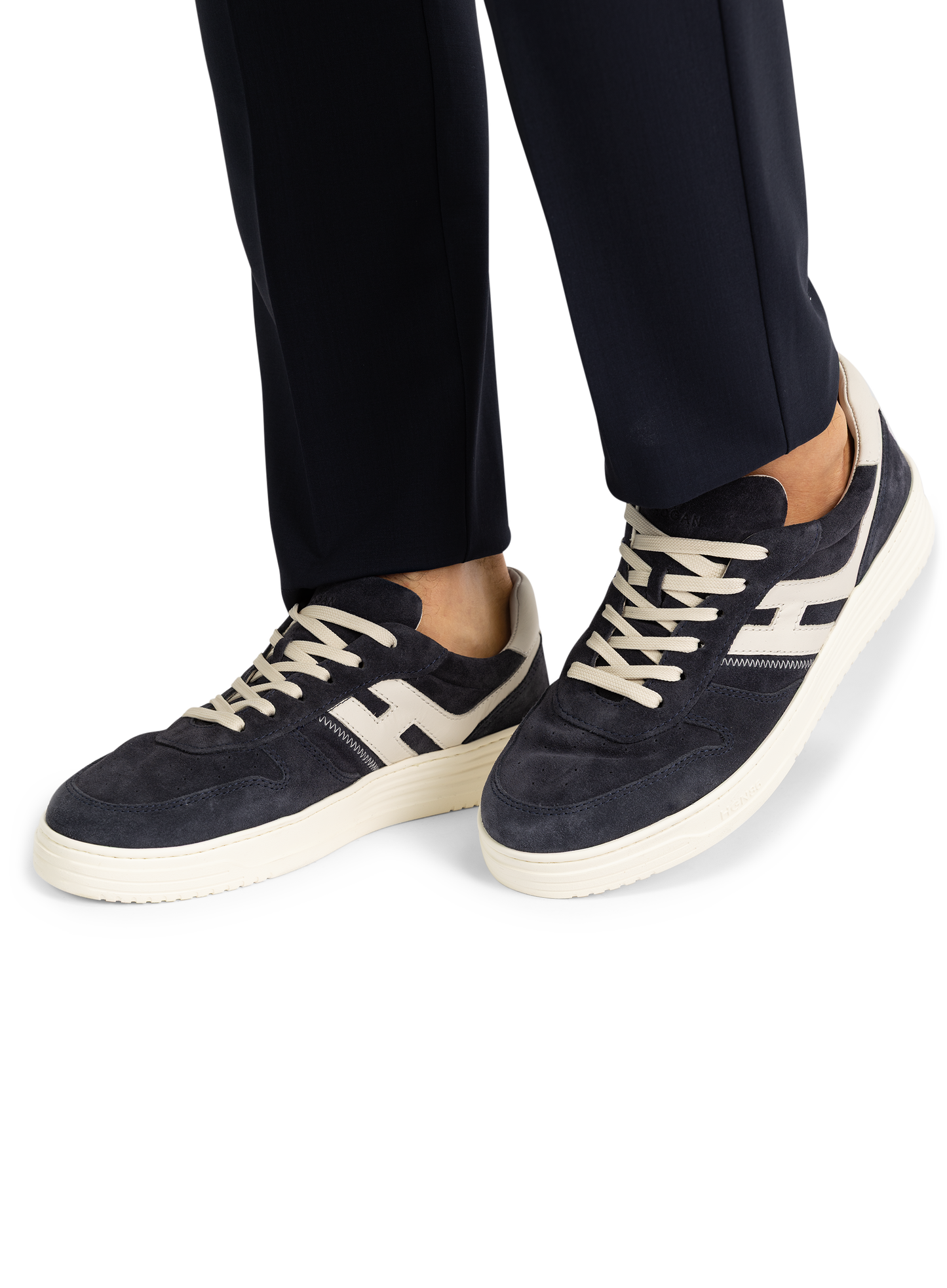 Sneakers van Suède | BLUE NAVY