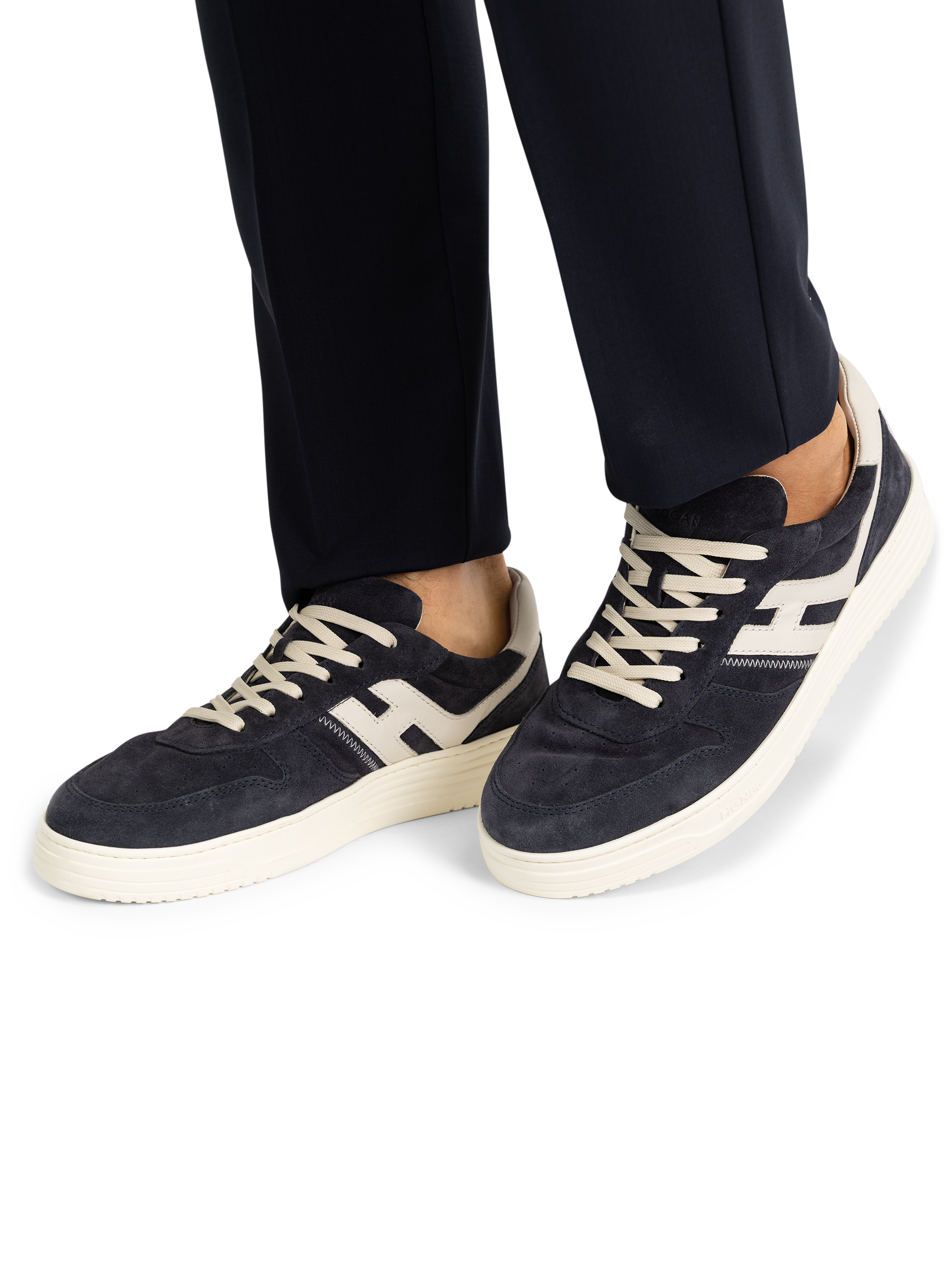 Sneakers van Suède | BLUE NAVY
