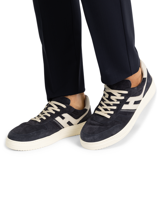 Sneakers van Suède | BLUE NAVY