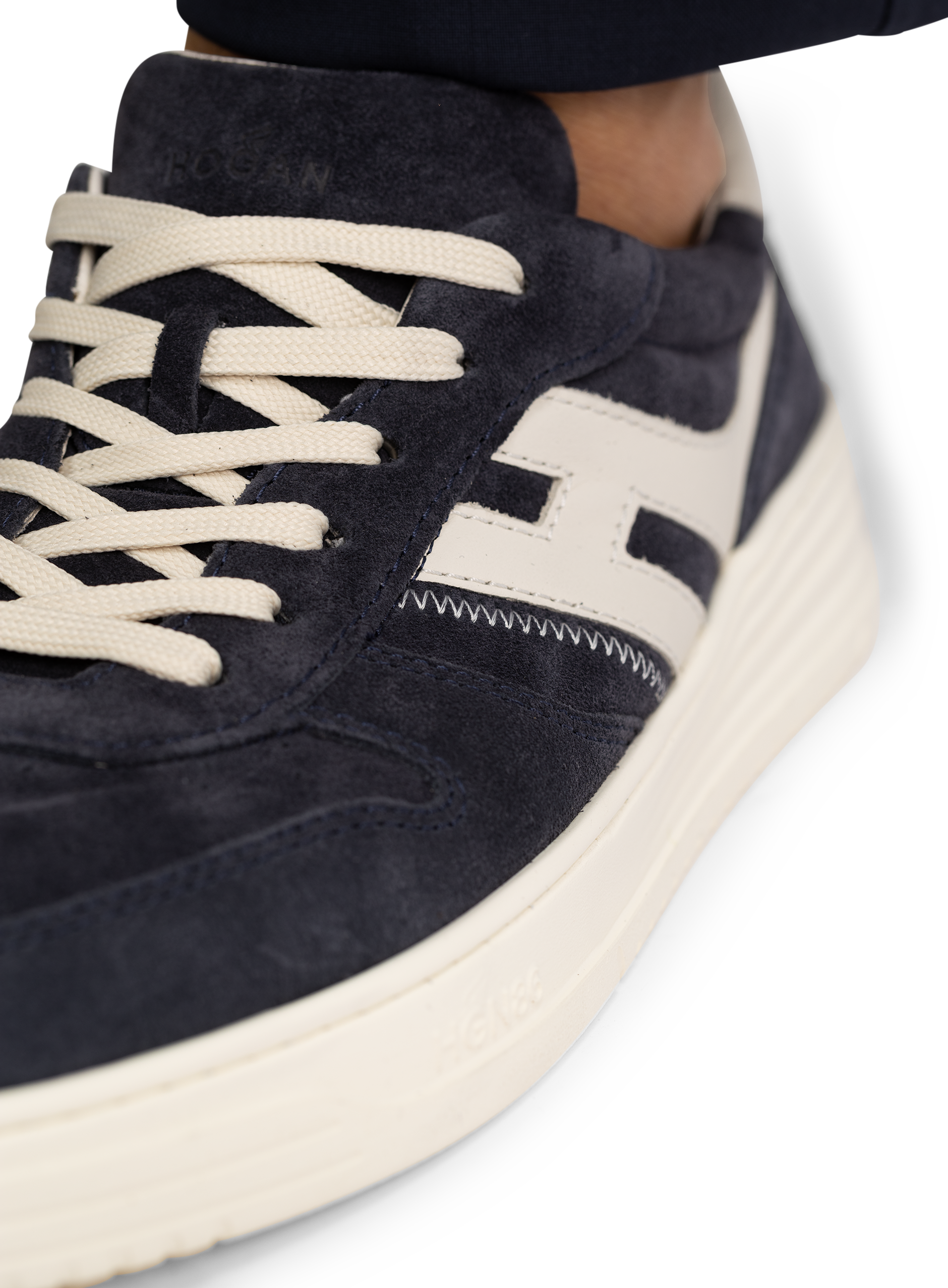 Sneakers van Suède | BLUE NAVY