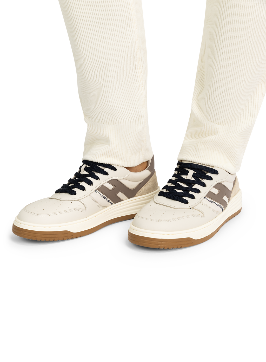 H630 sneakers van leer | Beige