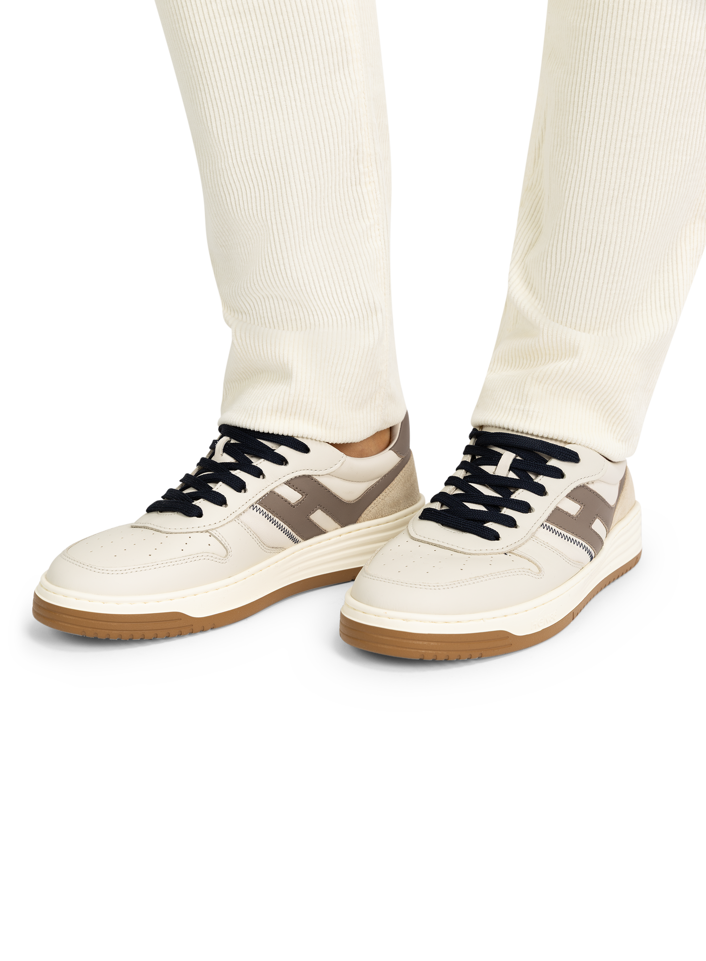 H630 sneakers van leer | Beige