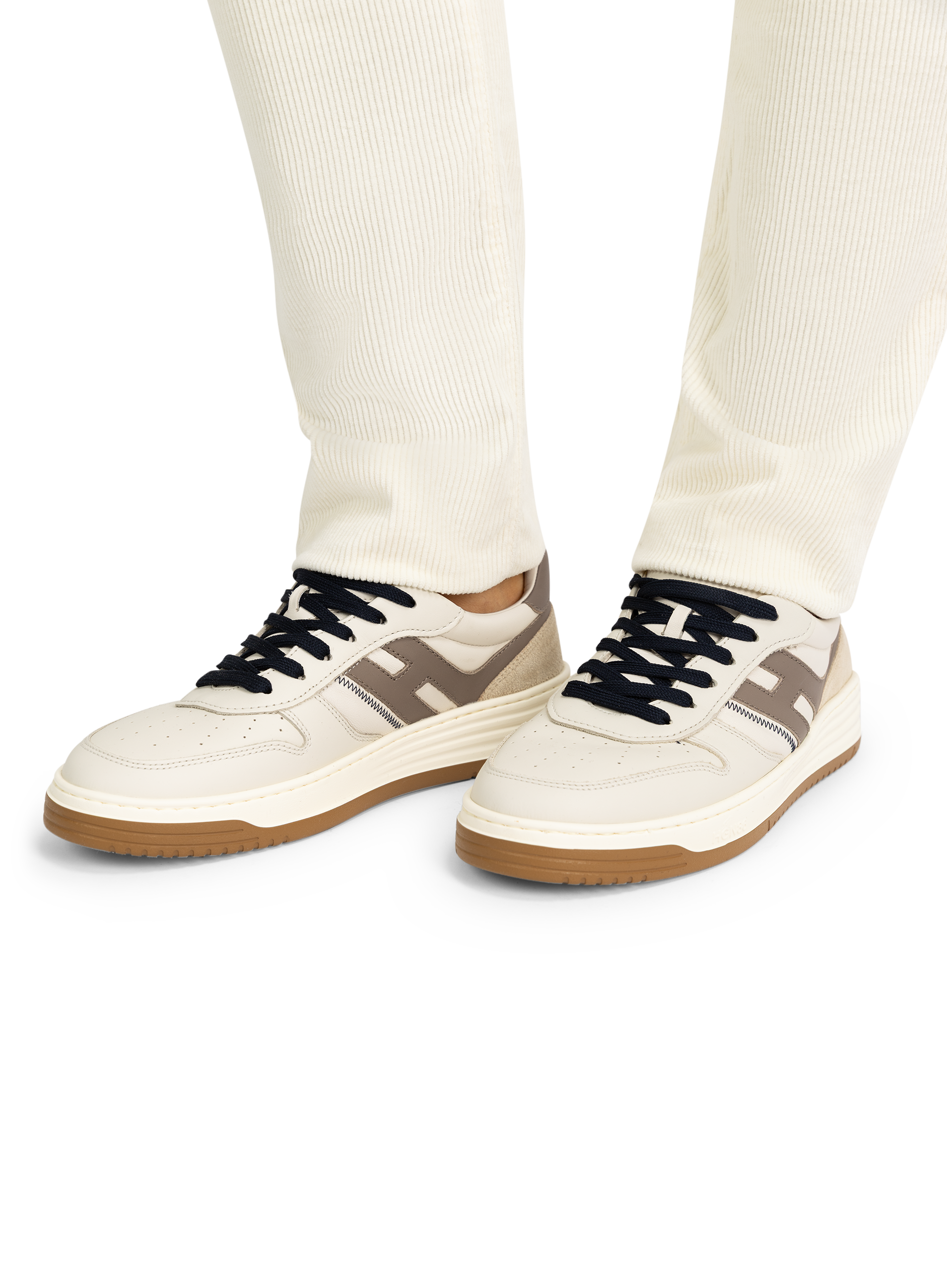 H630 sneakers van leer | Beige