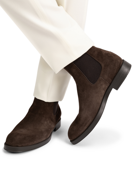 Chelsea boots van suède | D.Bruin