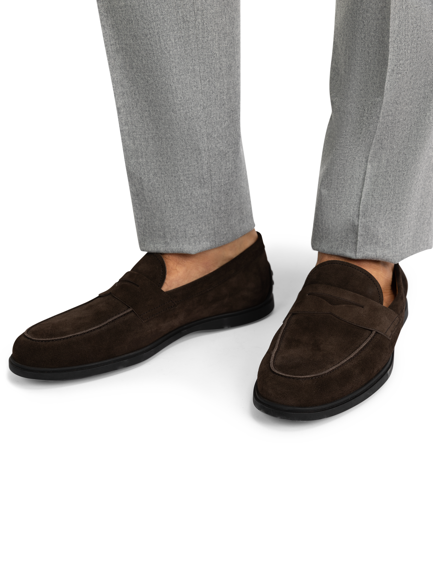 Loafers van suède | D.Bruin