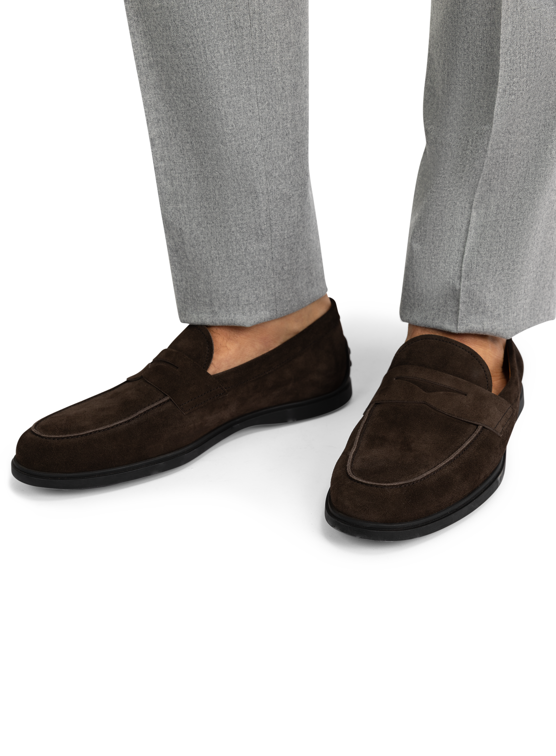 Loafers van suède | D.Bruin