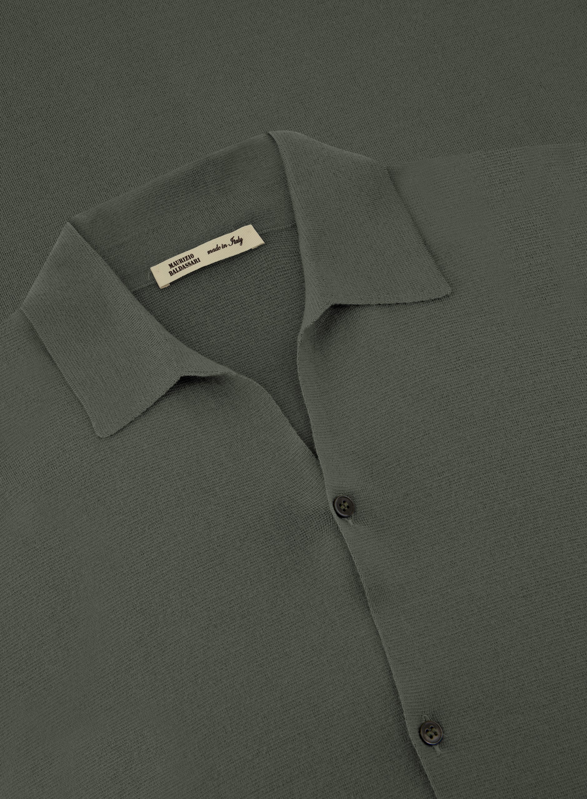 Shirt van virgin wol | FULL_WIDTH |Groen