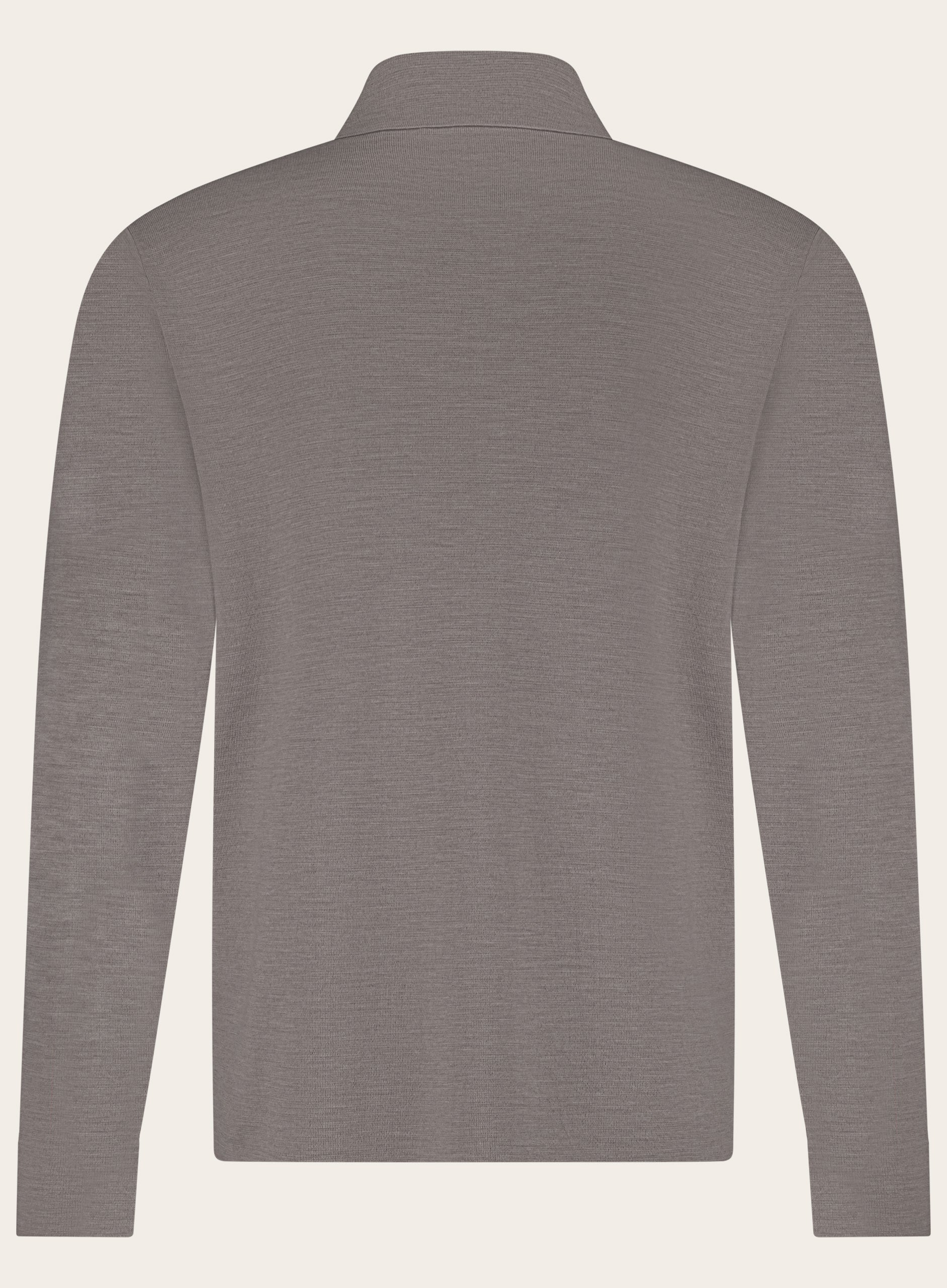 Shirt van virgin wol | Beige