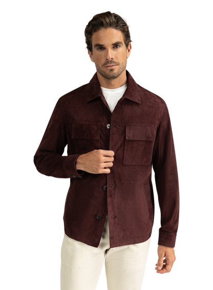 MEX overshirt van suède