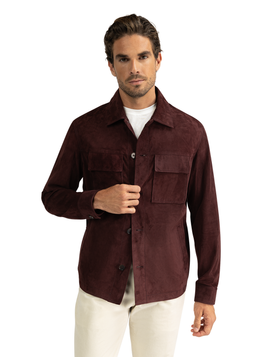 MEX overshirt van suède