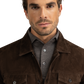 Dex overshirt van suėde | FULL_WIDTH | D.Bruin