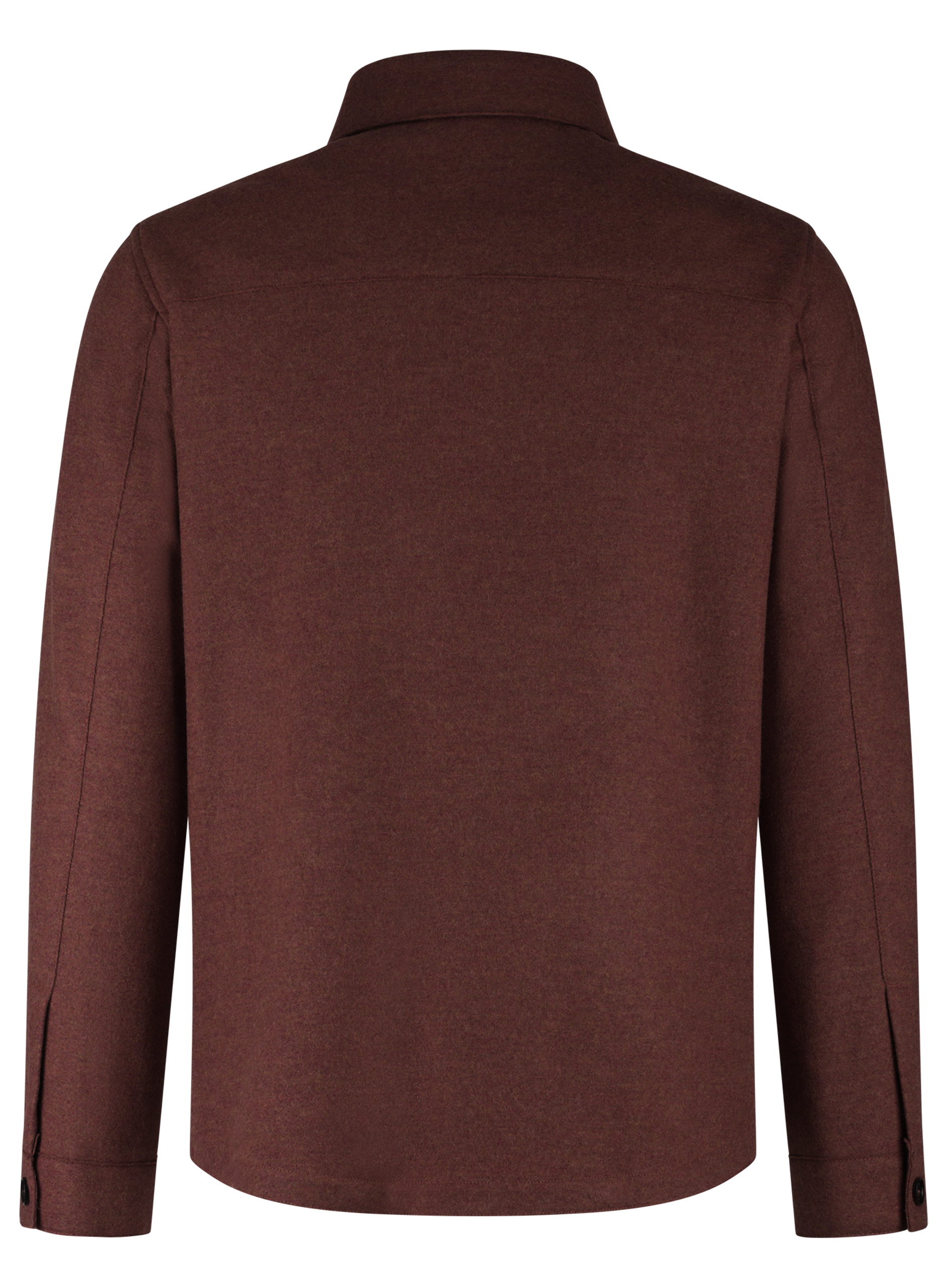 Overshirt van wol en cashmere | Roest