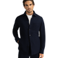 Overshirt van wol en cashmere | BLUE NAVY