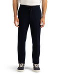Jog pantalon van virgin wol | MODEL | FULL_WIDTH | BLUE NAVY