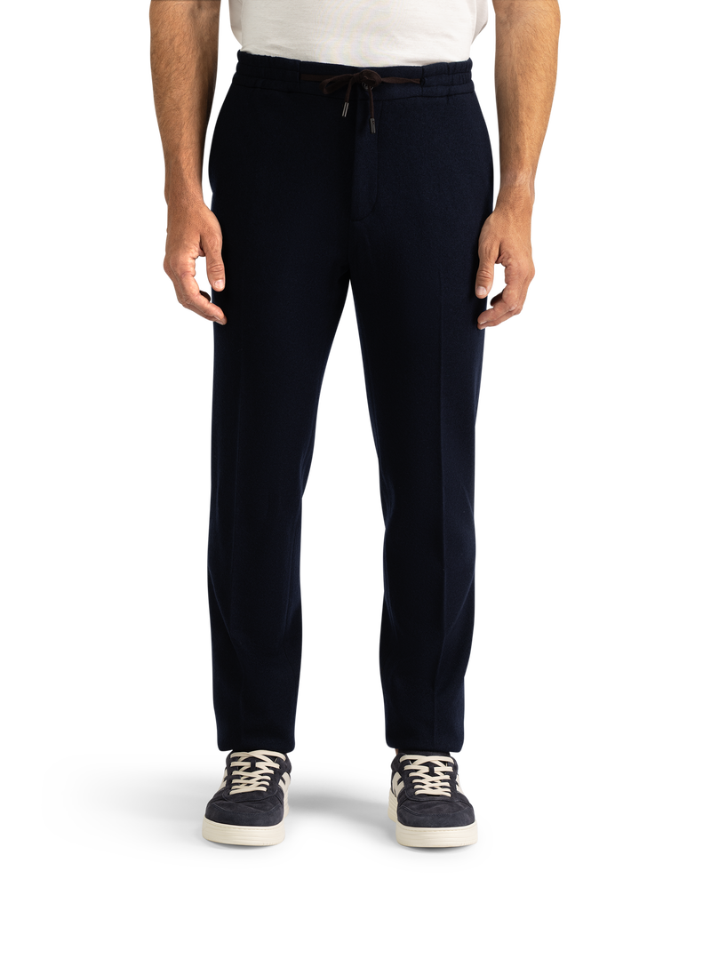 Jog pantalon van virgin wol
