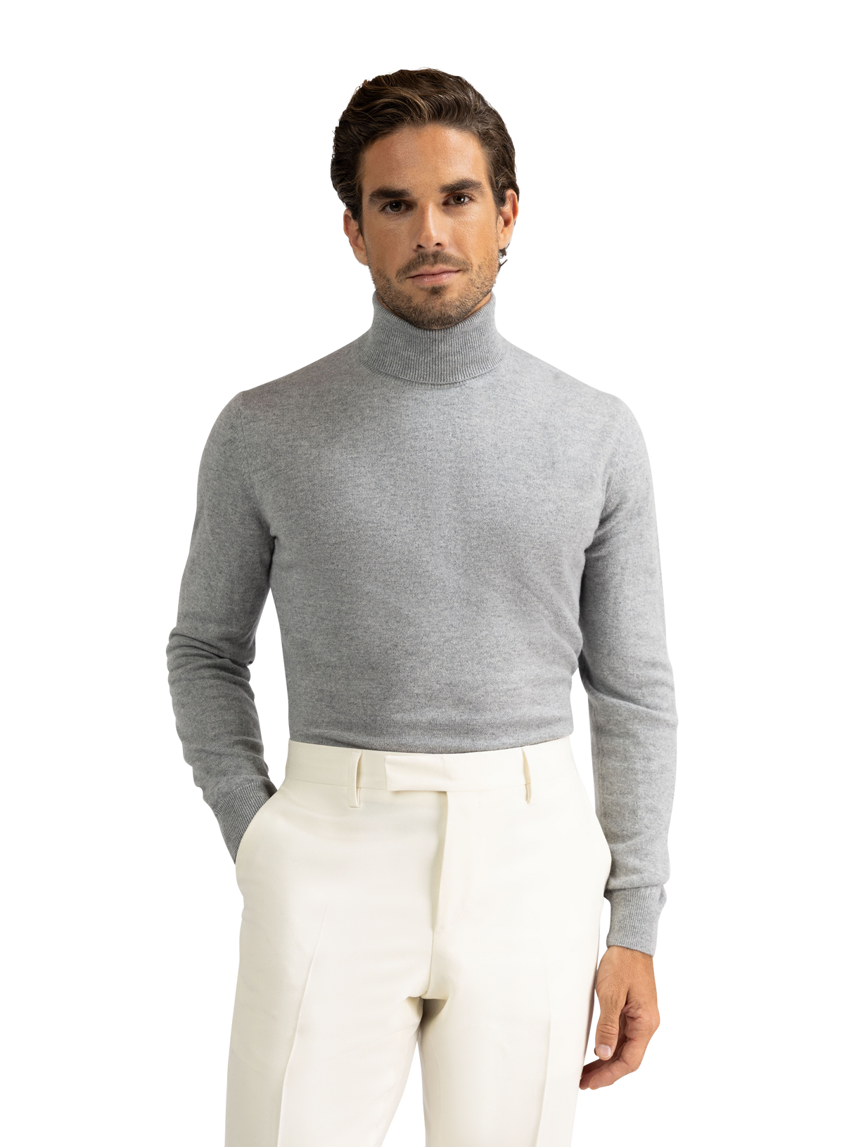 Coltrui van cashmere | MODEL | FULL_WIDTH | Grijs