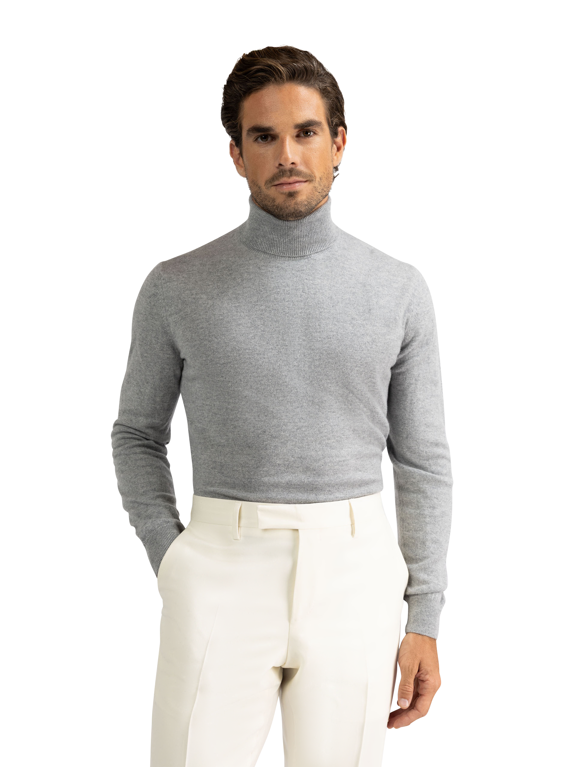 Coltrui van cashmere | MODEL | FULL_WIDTH | Grijs