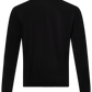 Half-zip vest van virgin wol | Zwart