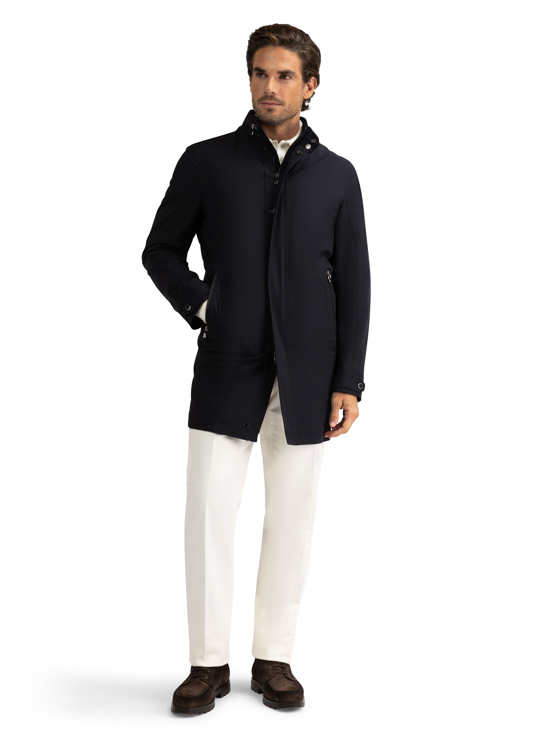 Waterafstotende jas | BLUE NAVY