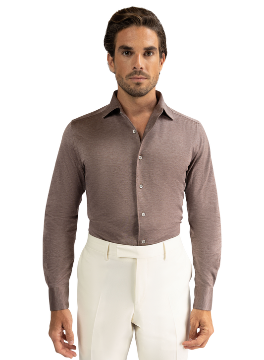 Shirt van katoen | Roest