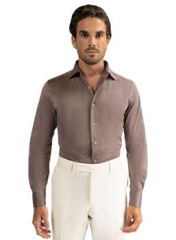 Shirt van katoen | Roest