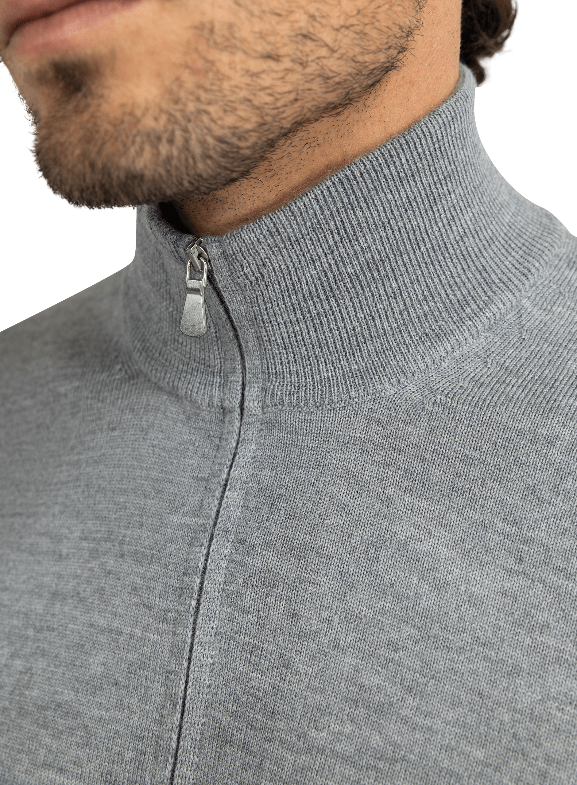 Ritsvest van virgin wol | FULL_WIDTH | L.Grijs