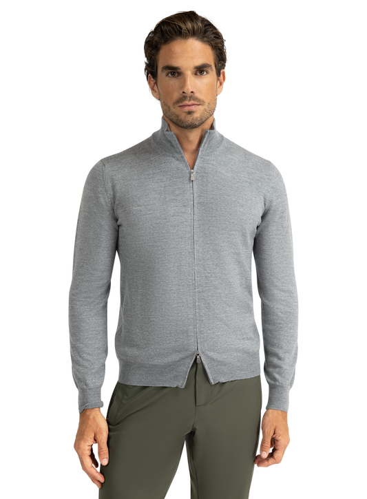 Ritsvest van virgin wol | FULL_WIDTH | L.Grijs