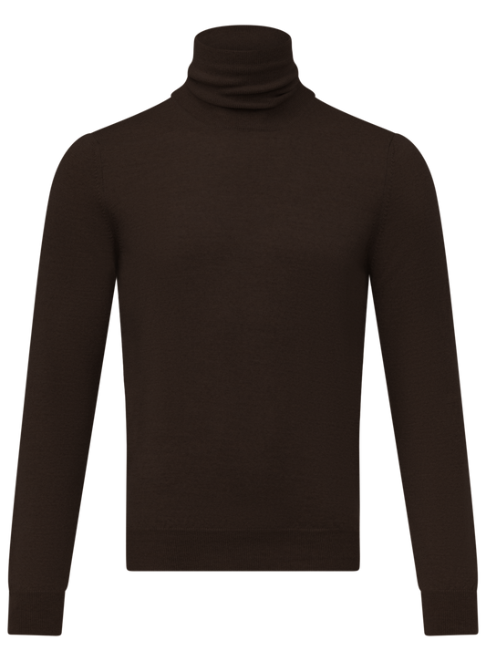 Slim-fit coltrui van wol | D.Bruin