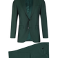 Driedelig pak van wol | Groen