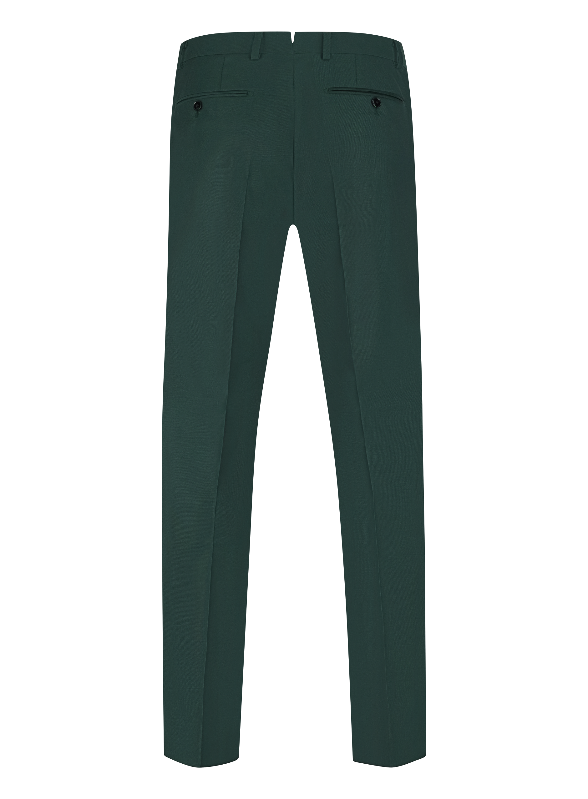 Driedelig pak van wol | Groen