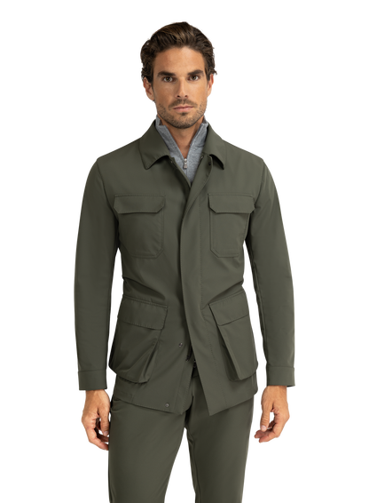 Tech field jacket | Groen