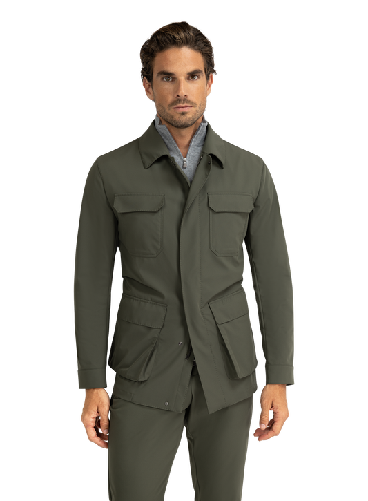 Tech field jacket | Groen