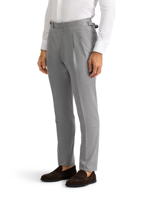 Pantalon van wol | L.Grijs