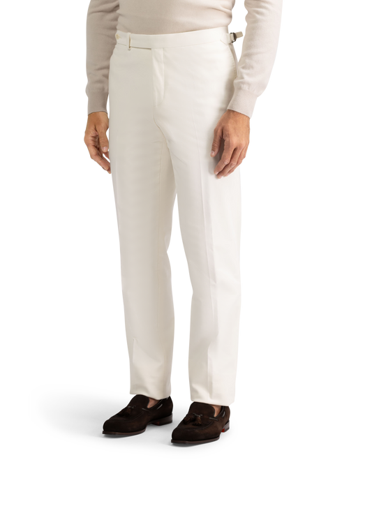 Pantalon van katoen | Wit