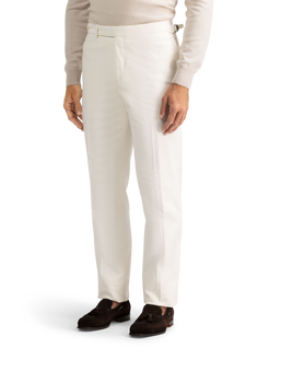 Pantalon van katoen | Wit